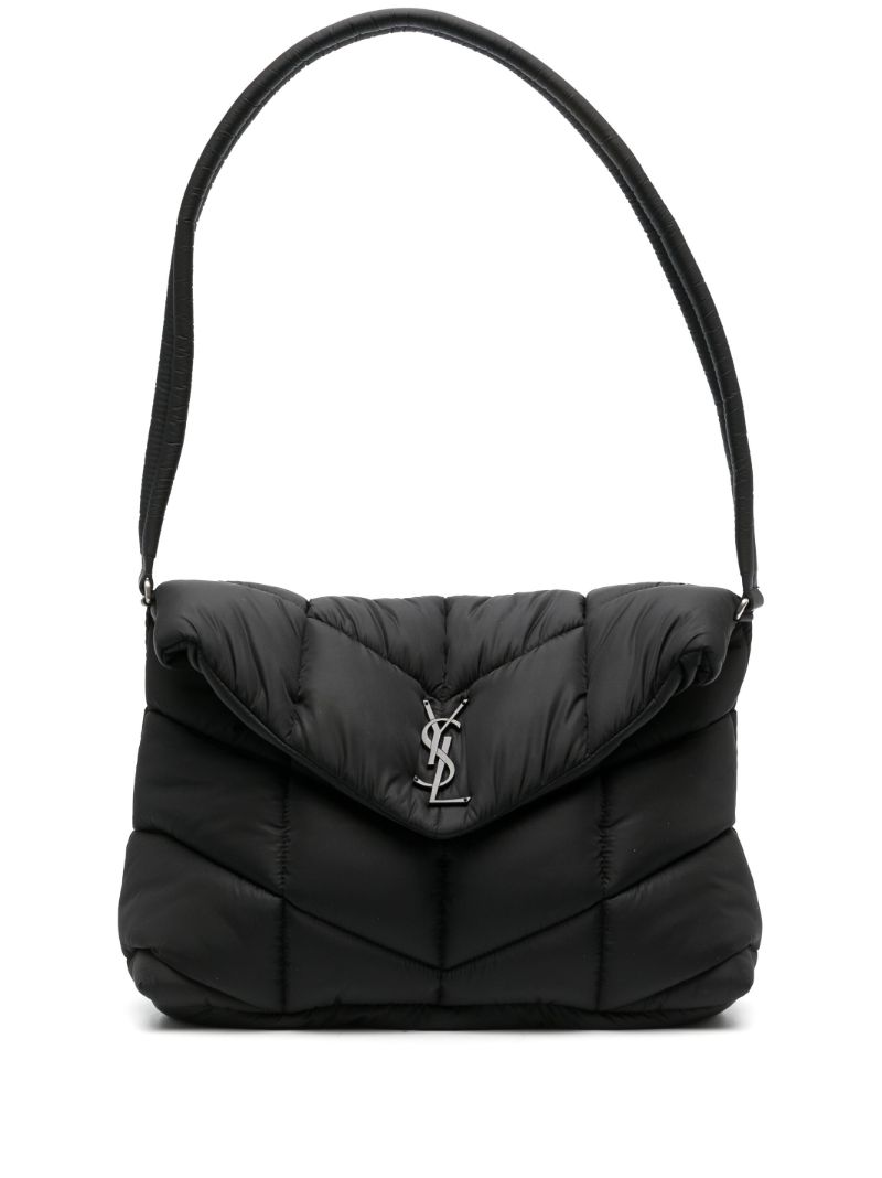 Black Loulou Puffer Shoulder Bag