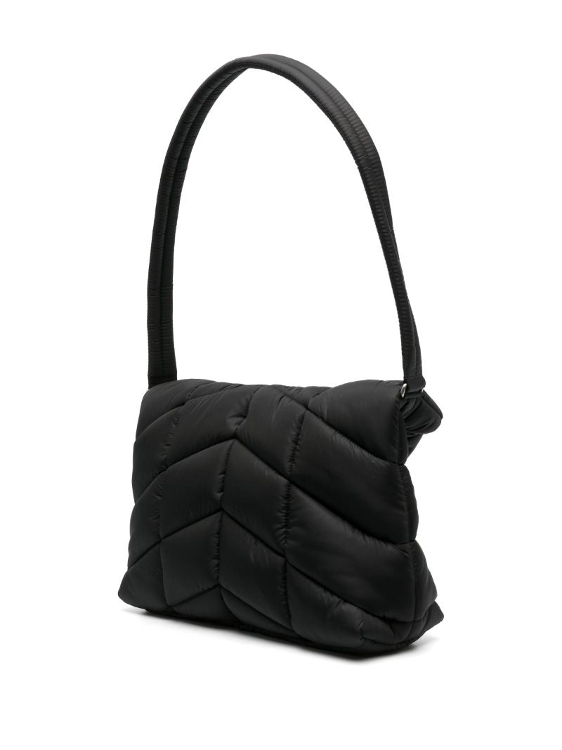 Black Loulou Puffer Shoulder Bag