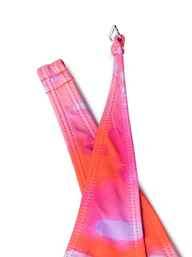 Red Veda Plunge Swimsuit