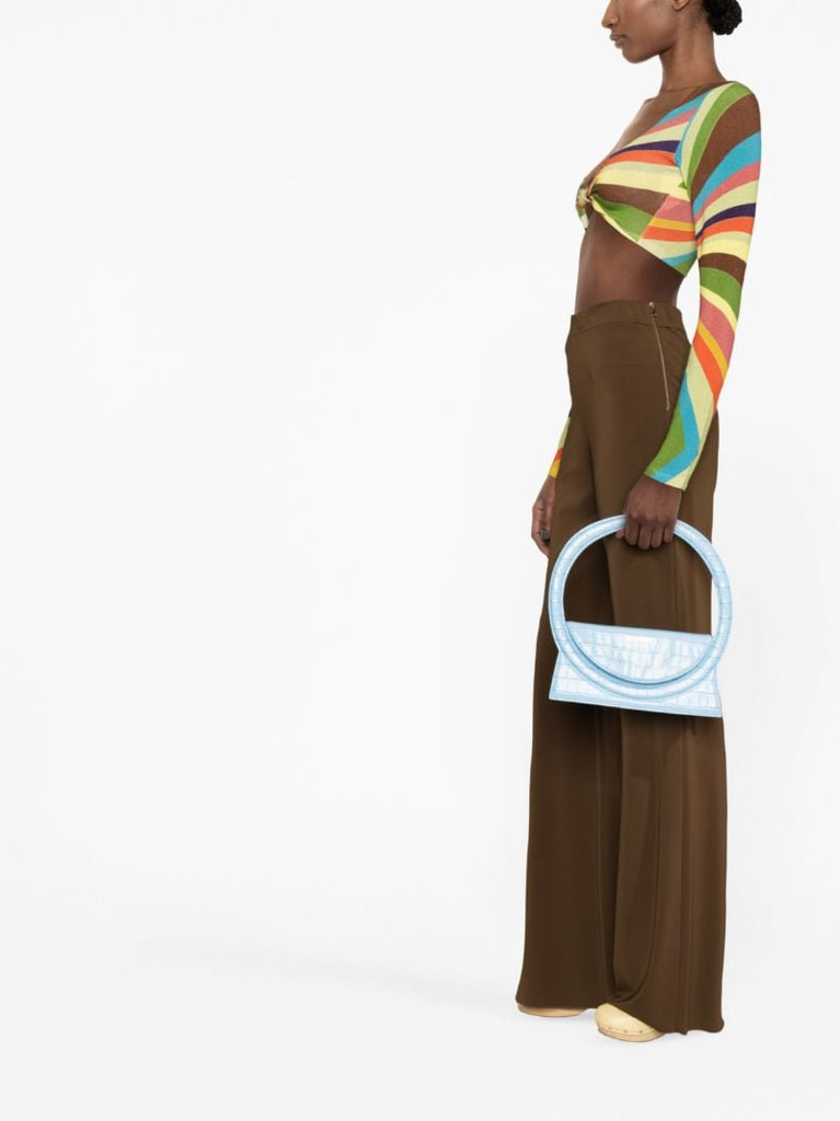 Multicolour Logan Striped Crop Top