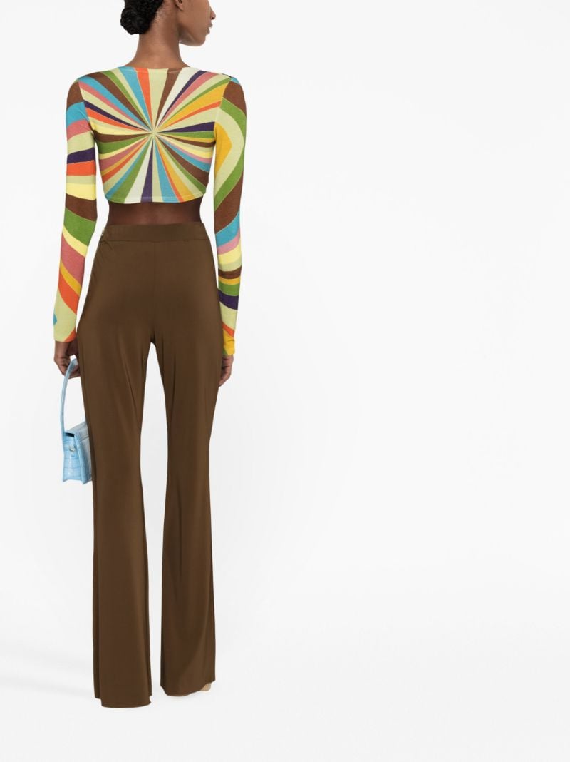 Multicolour Logan Striped Crop Top