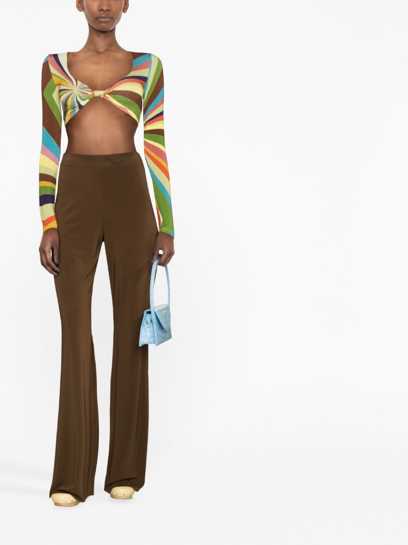 Multicolour Logan Striped Crop Top