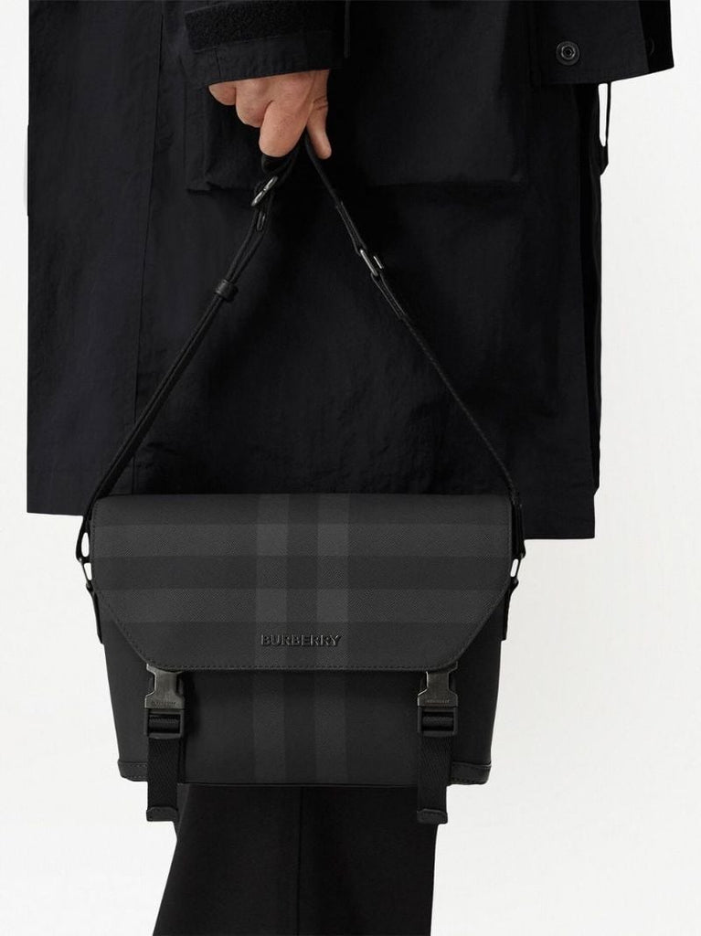 Grey Small Wright Cross-body Bag