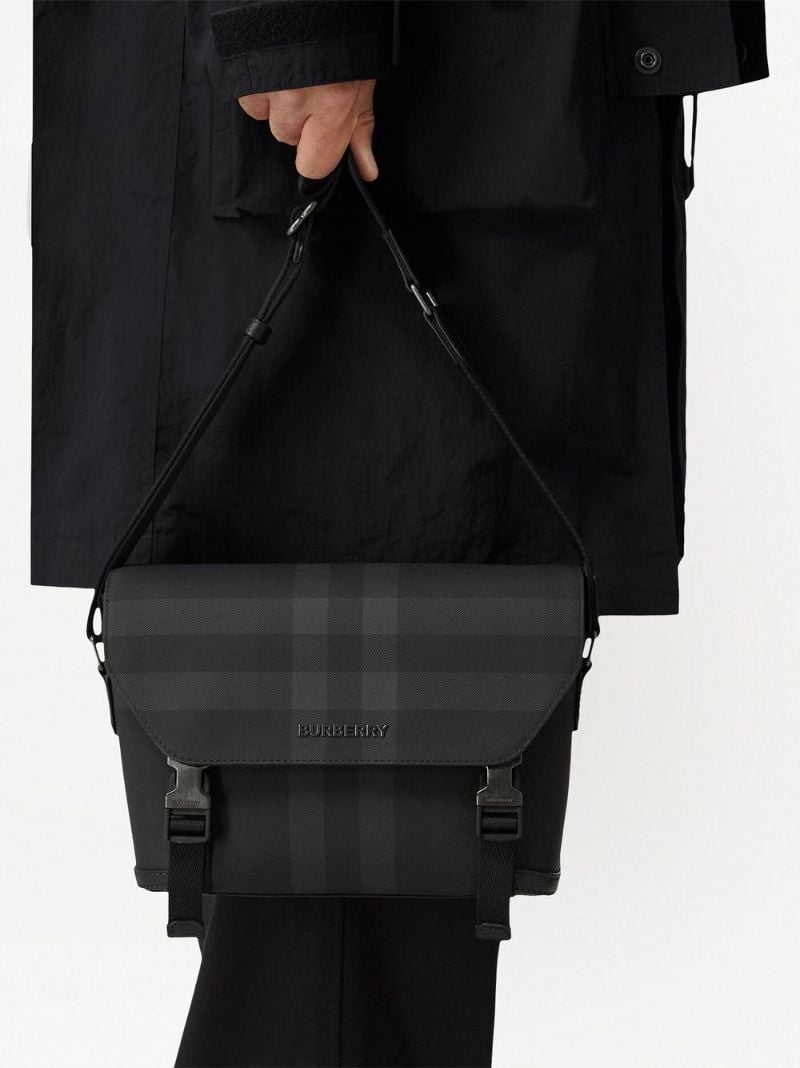 Grey Small Wright Cross-body Bag