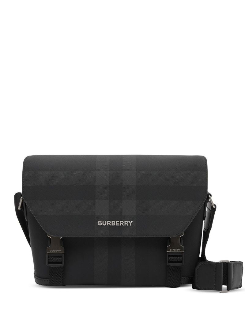 Grey Small Wright Cross-body Bag