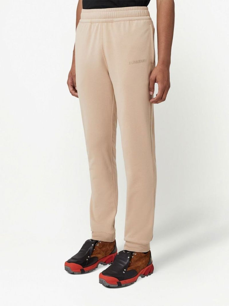 Neutral Logo Embroidered Track Pants