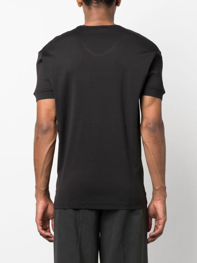 Black Short-sleeve Cotton T-shirt