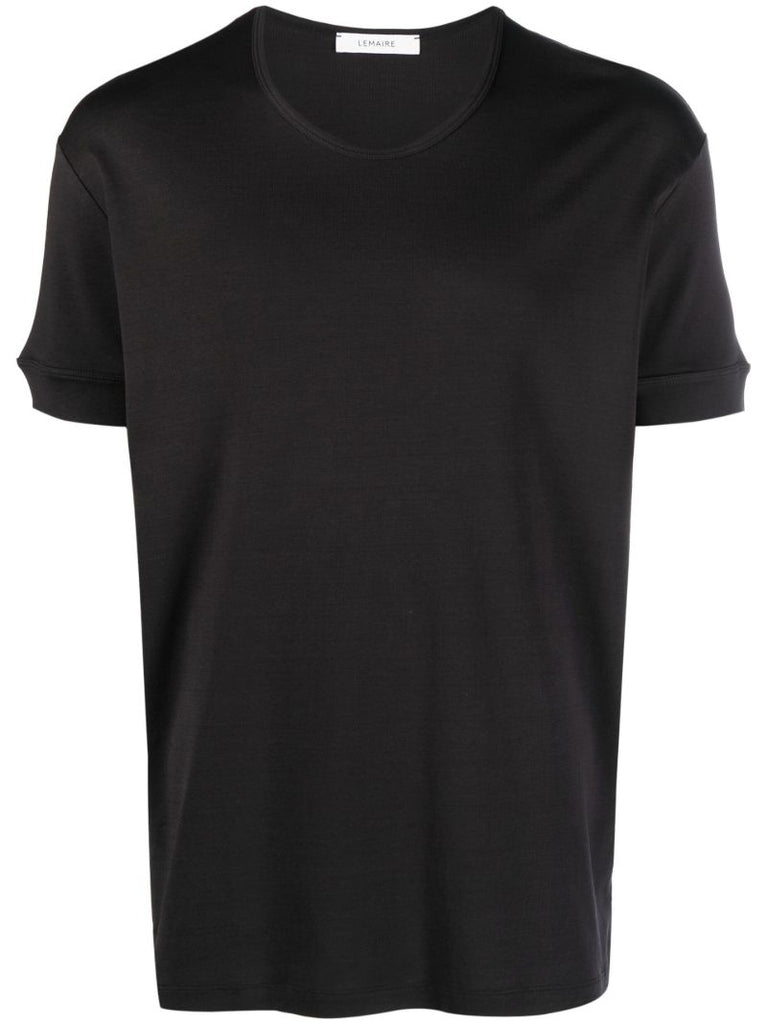 Black Short-sleeve Cotton T-shirt