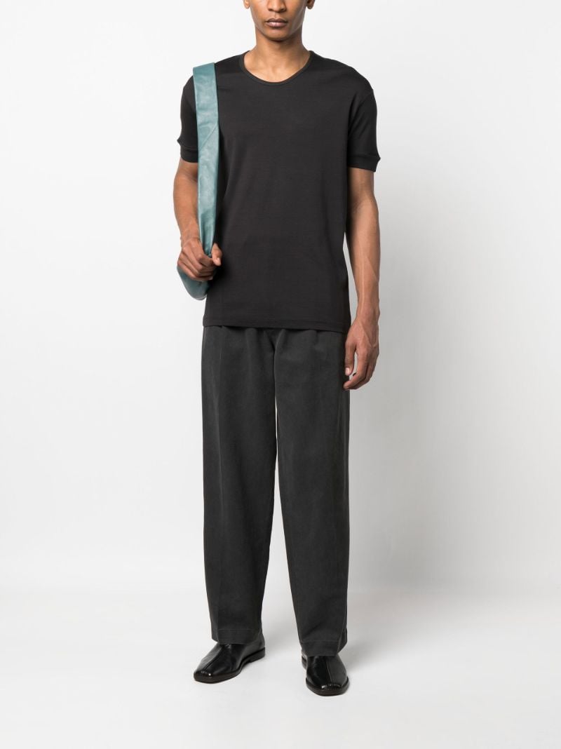 Black Short-sleeve Cotton T-shirt