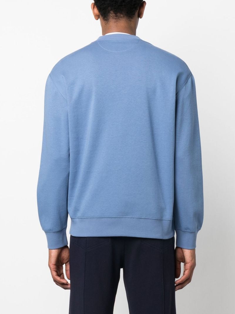 Blue Crew Neck Sweatshirt