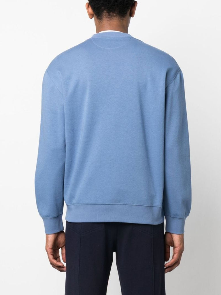 Blue Crew Neck Sweatshirt