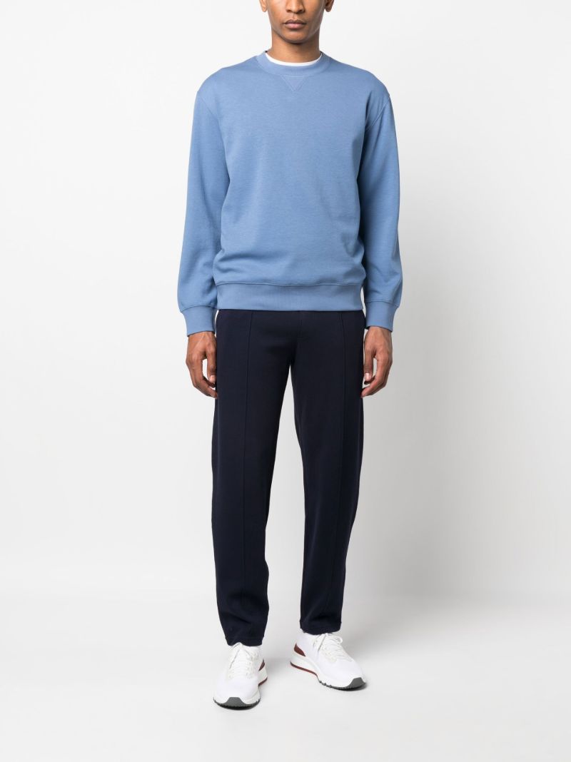 Blue Crew Neck Sweatshirt