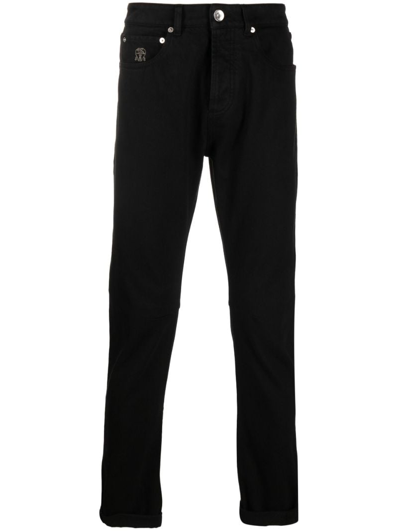 Black Straight Leg Jeans