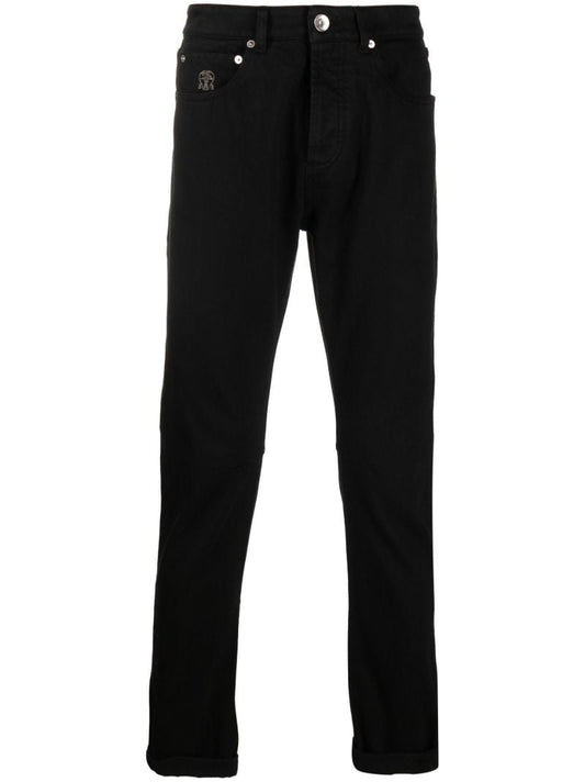 Black Straight Leg Jeans