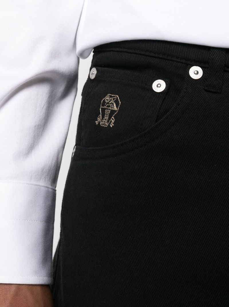 Black Straight Leg Jeans
