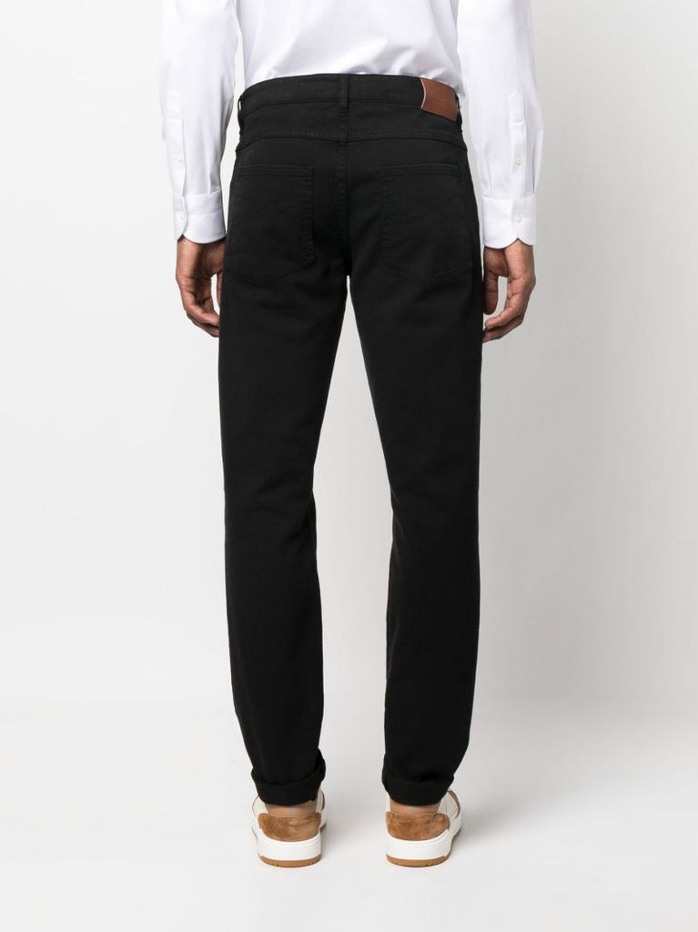 Black Straight Leg Jeans