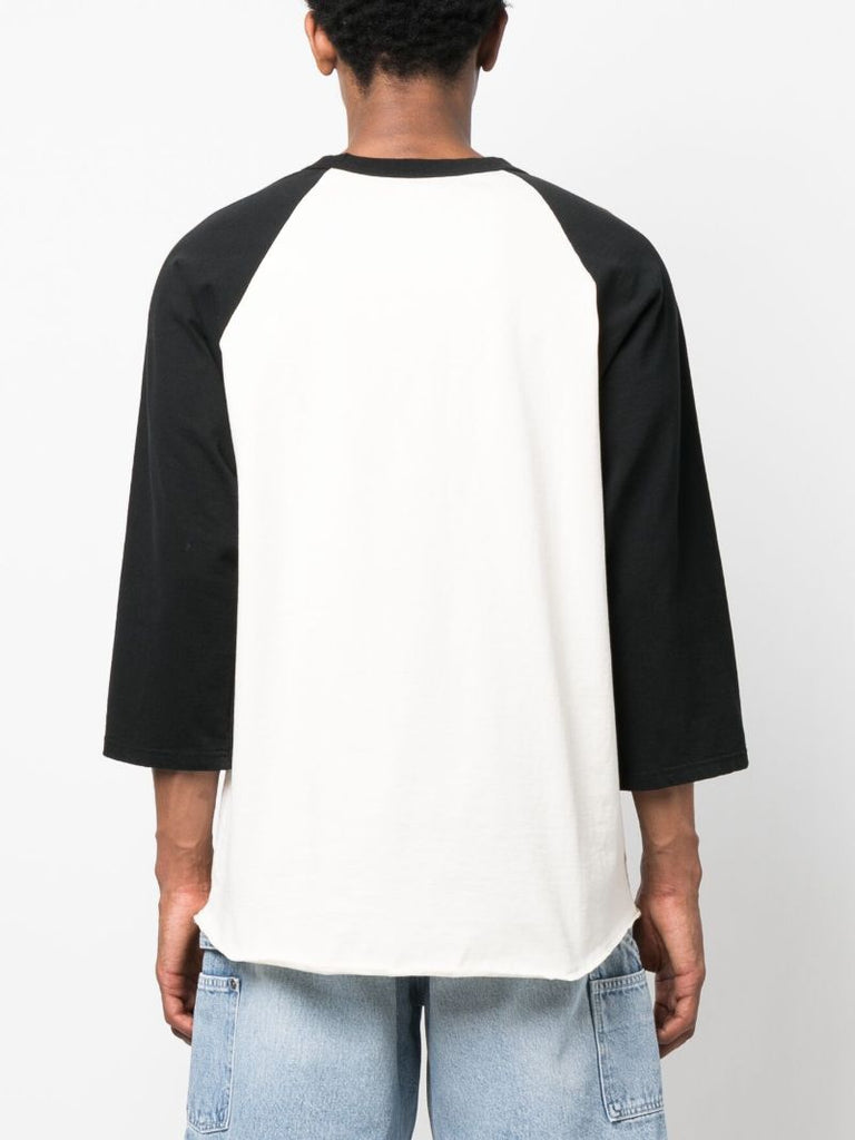 White Slogan Print T-shirt