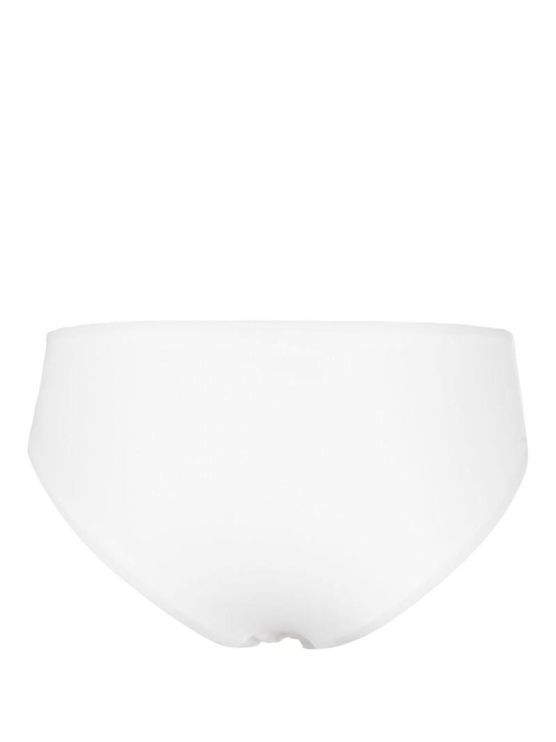 White Orbit Ruched Bikini Briefs