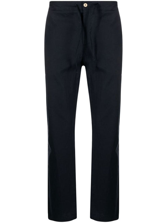 Blue Mendes Straight-leg Trousers