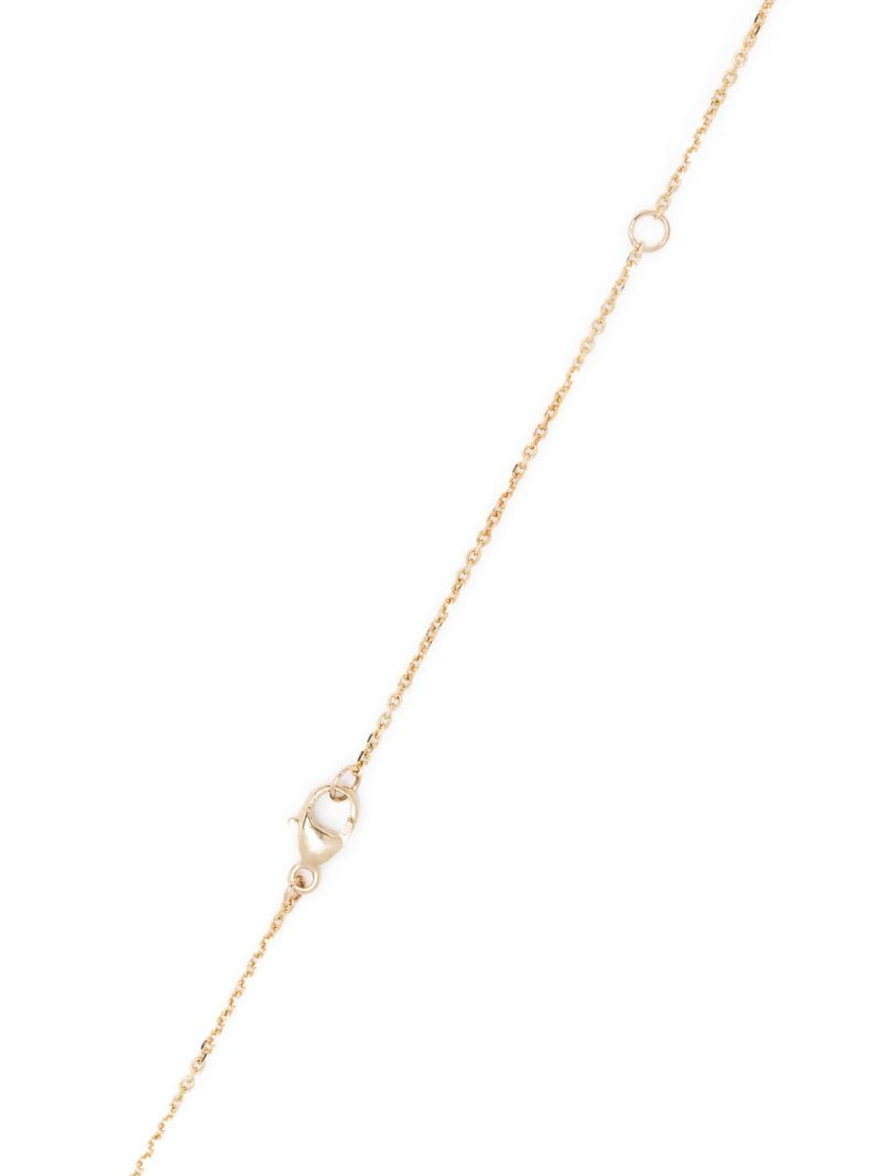 14k Yellow Gold Quartz Necklace