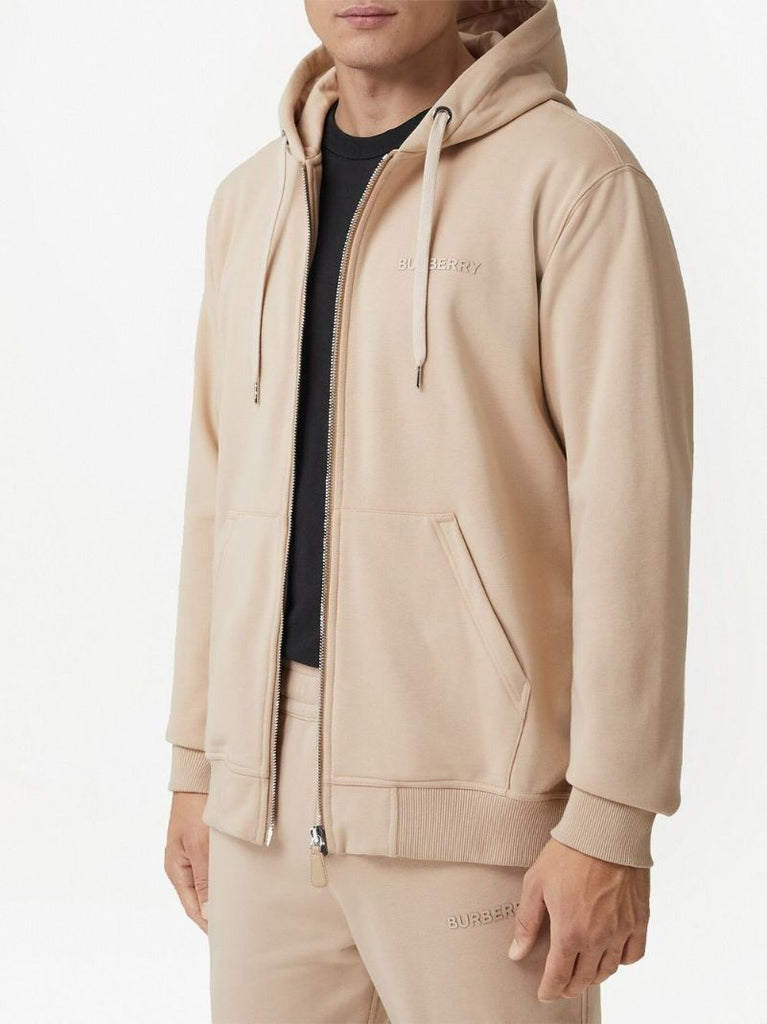 Neutral Logo Drawstring Hoodie