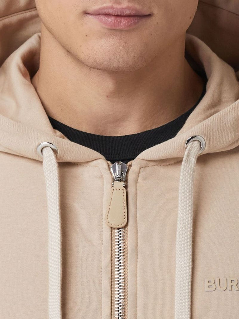 Neutral Logo Drawstring Hoodie