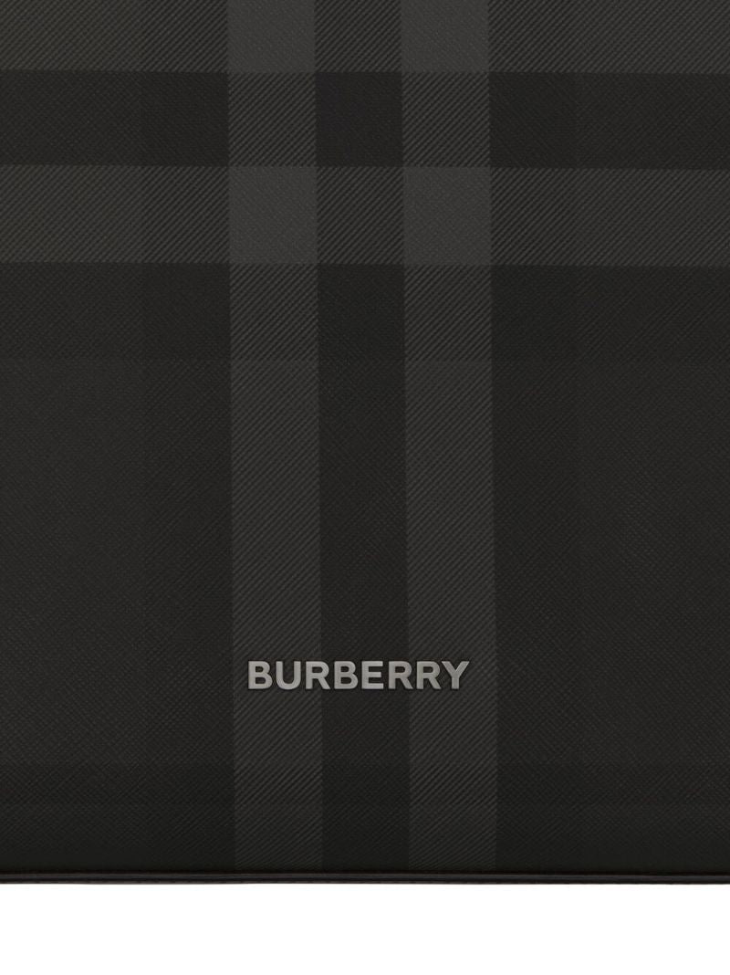 Grey Denny Check Tote Bag