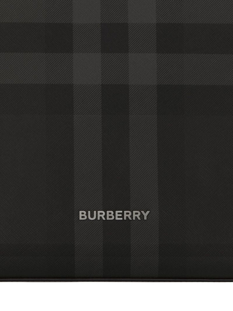 Grey Denny Check Tote Bag