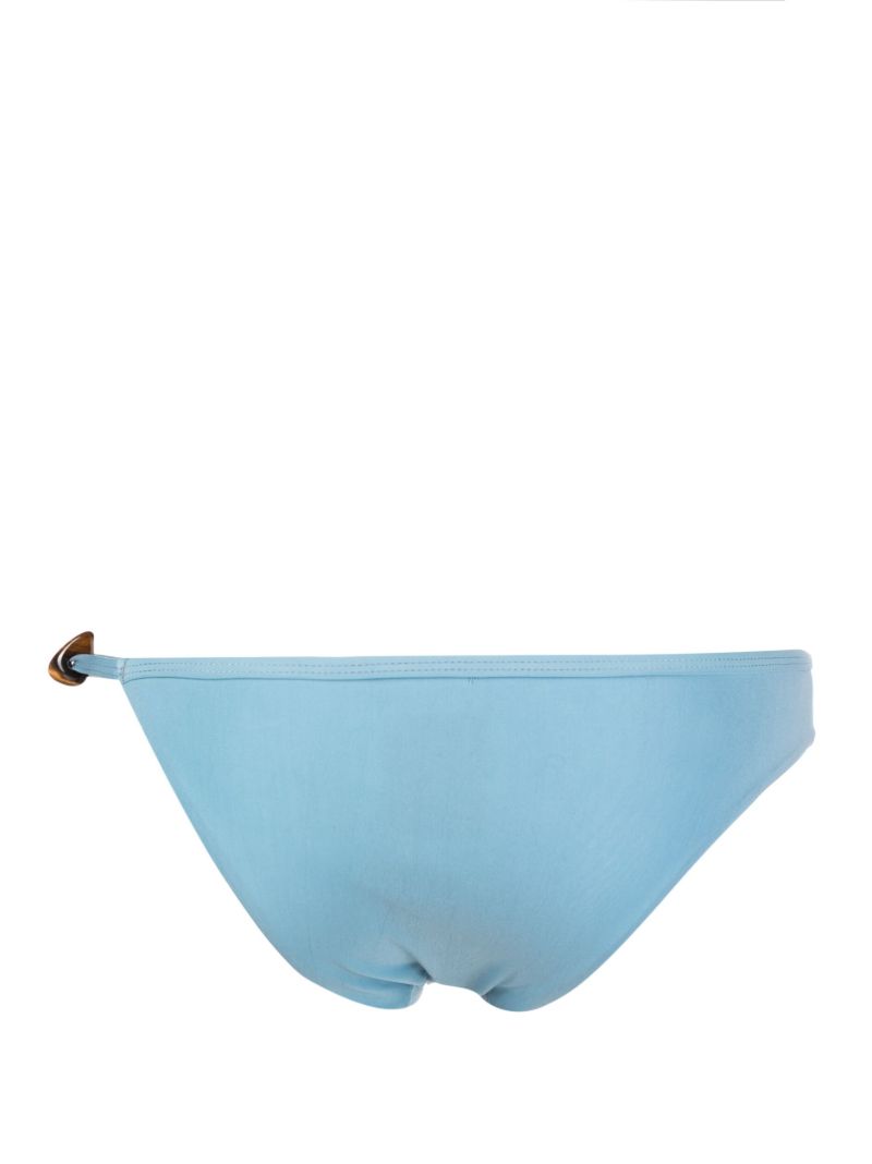 Blue Crystal Strap Bikini Briefs