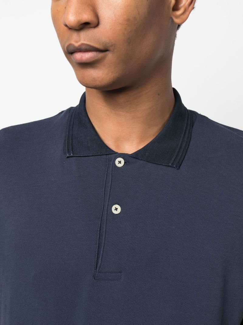 Blue Short-sleeve Polo Shirt