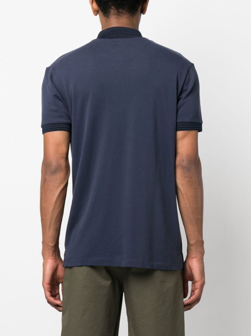 Blue Short-sleeve Polo Shirt