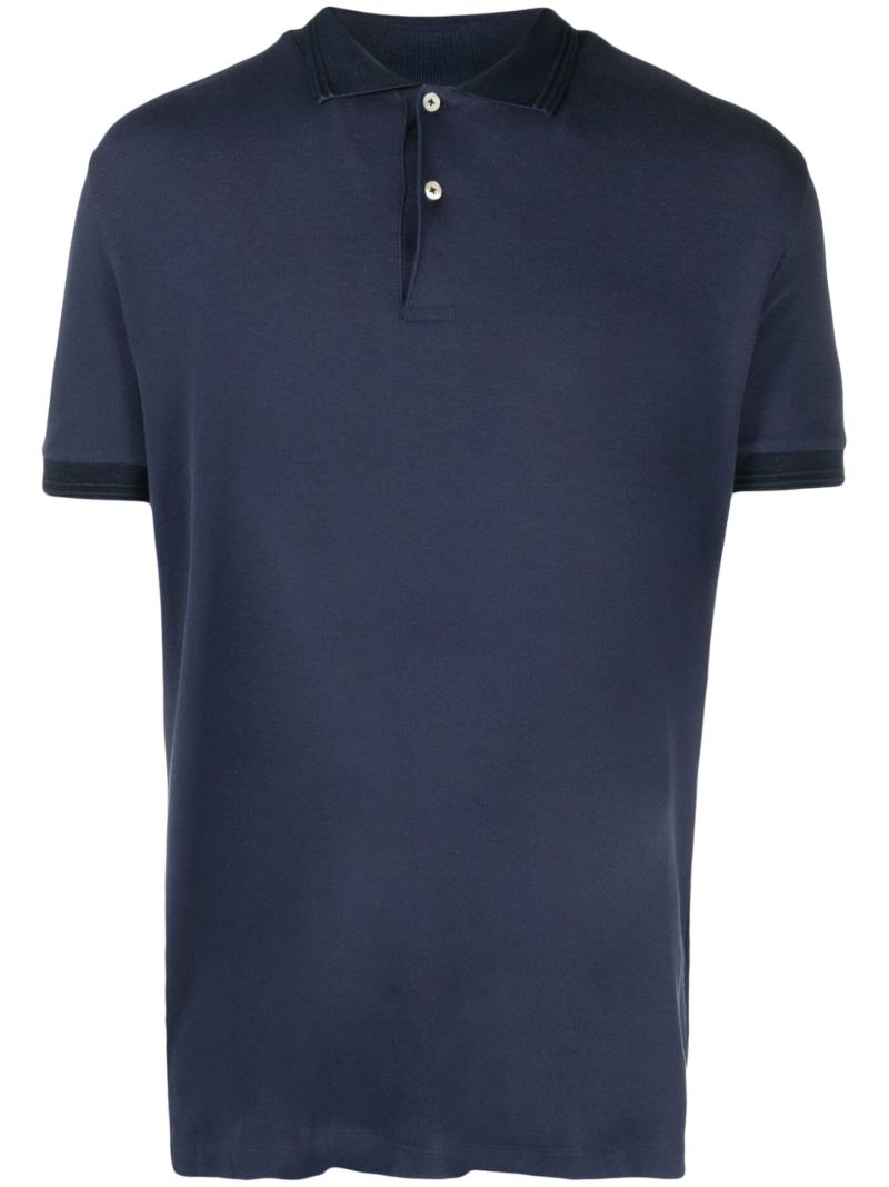 Blue Short-sleeve Polo Shirt