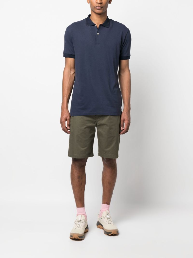 Blue Short-sleeve Polo Shirt