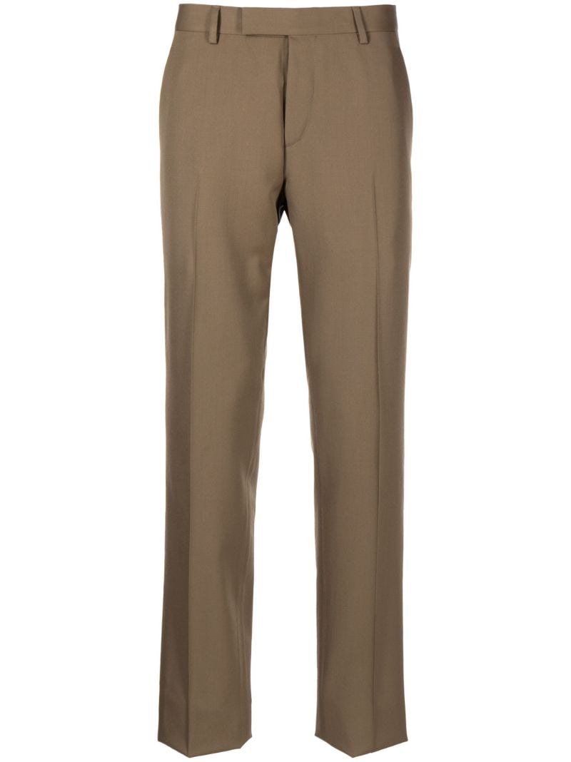 Brown Wool Tailored Trousers