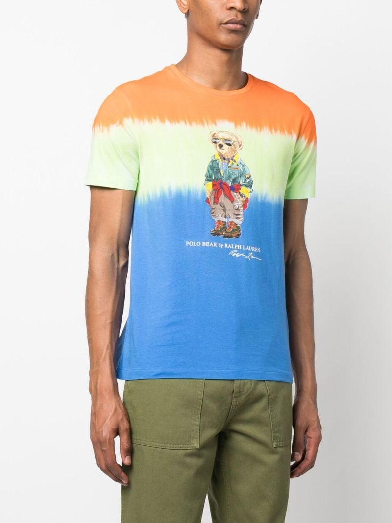 Blue Polo Bear Cotton T-shirt