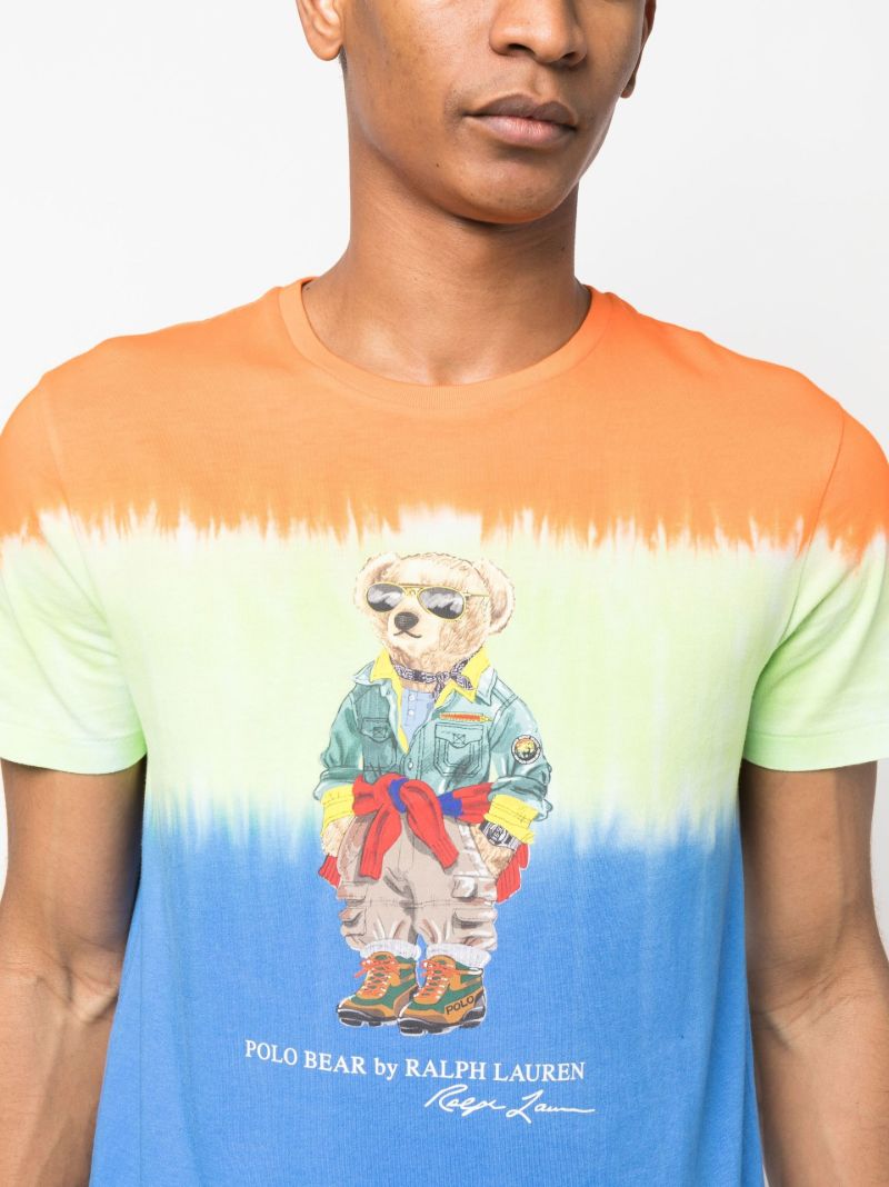 Blue Polo Bear Cotton T-shirt