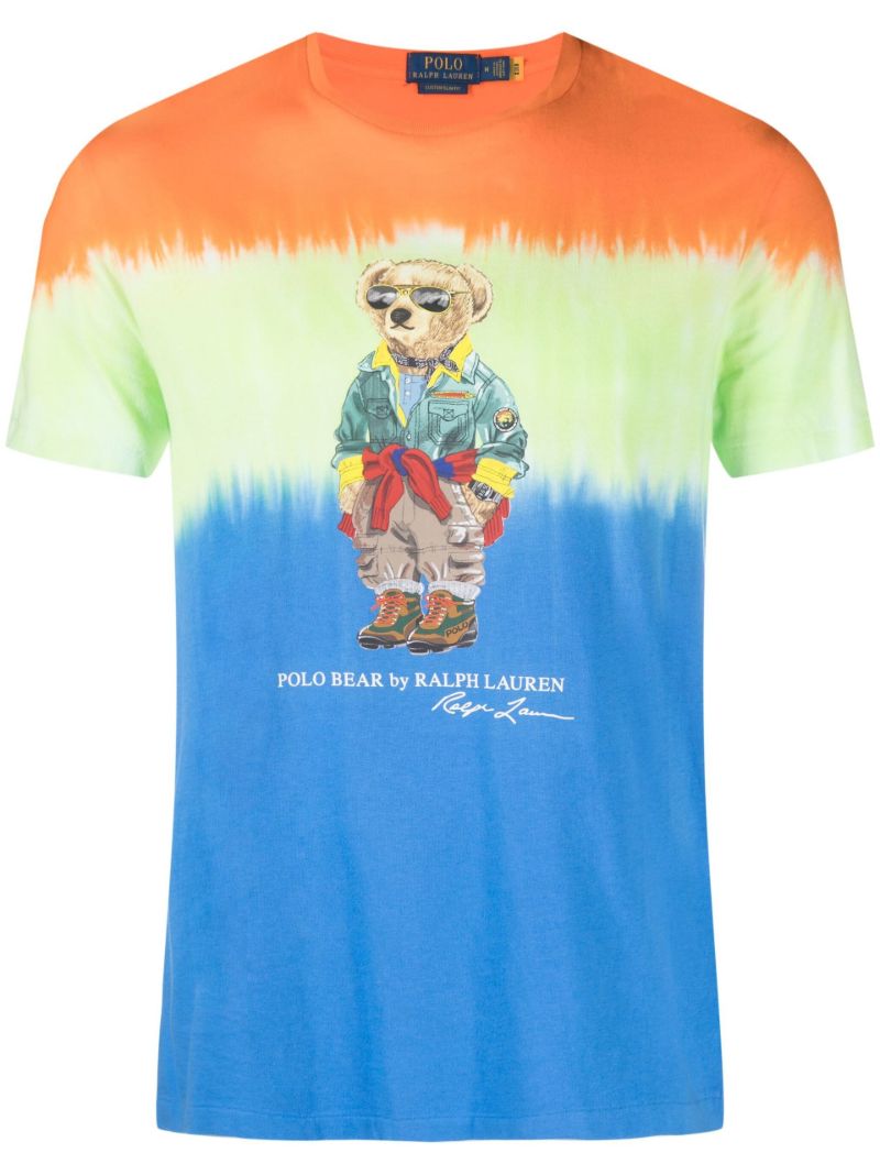 Blue Polo Bear Cotton T-shirt