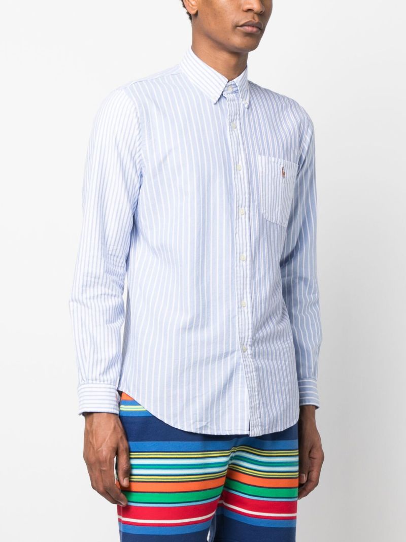 Blue Striped Cotton Shirt