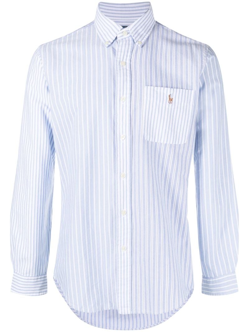 Blue Striped Cotton Shirt