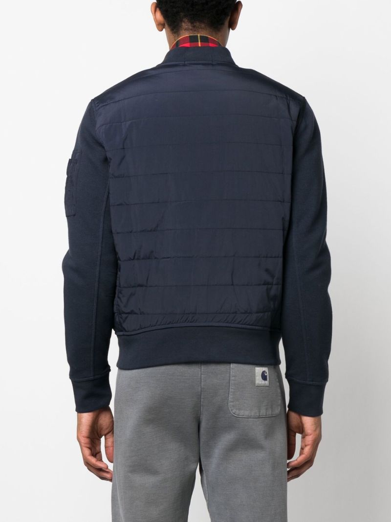 Blue Polo Pony Cotton Bomber Jacket