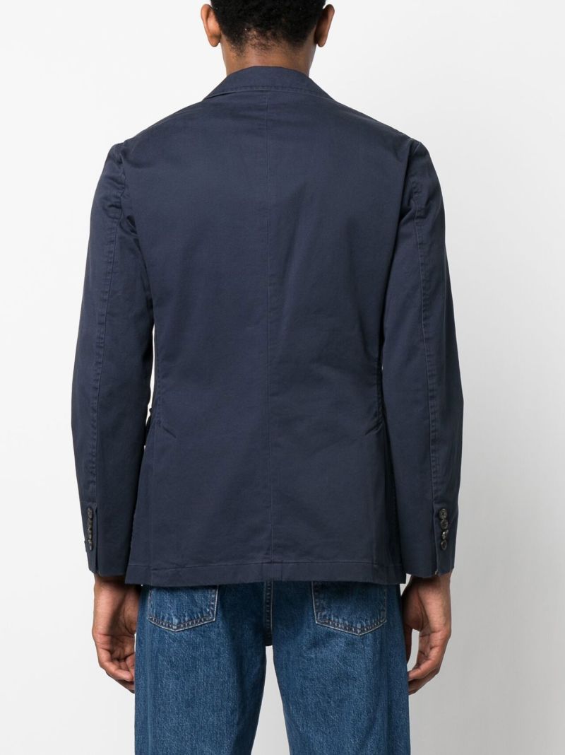 Navy Single-breasted Blazer