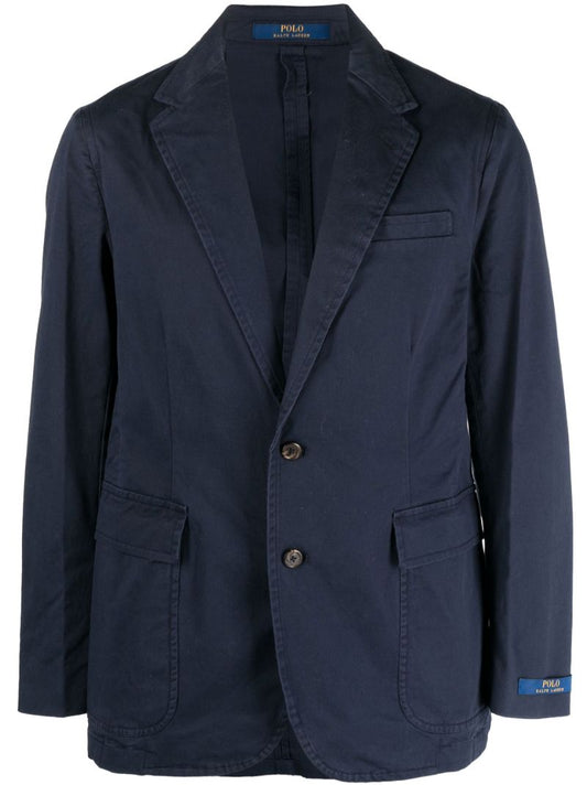 Navy Single-breasted Blazer