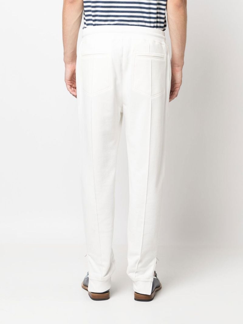 White Drawstring Track Pants