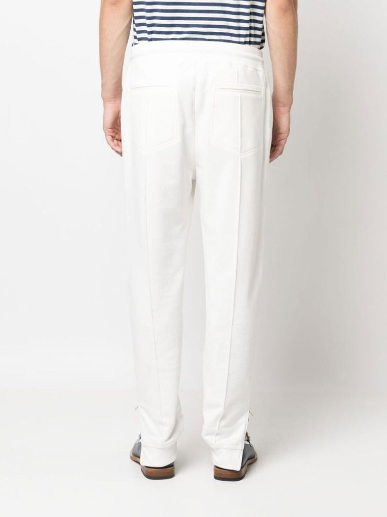 White Drawstring Track Pants