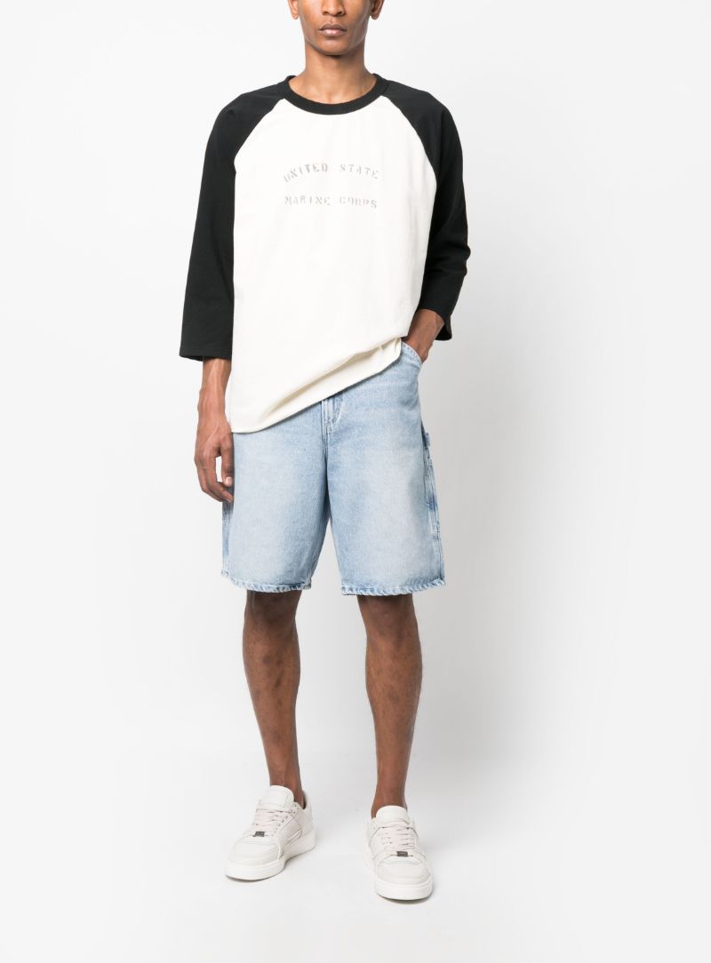 Blue Painter Denim Shorts