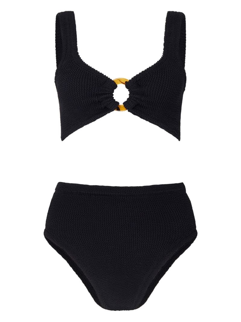 Black Nadine Crinkle Bikini