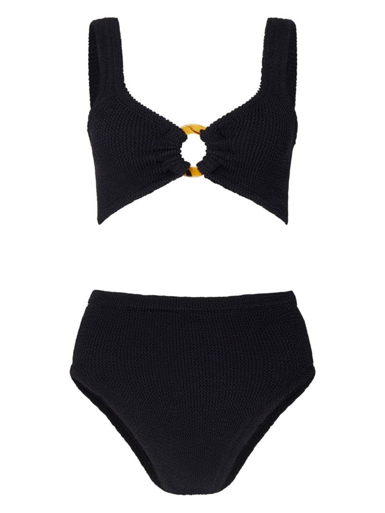 Black Nadine Crinkle Bikini
