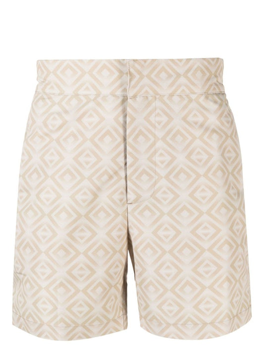 Neutral Angra Print Swim Shorts