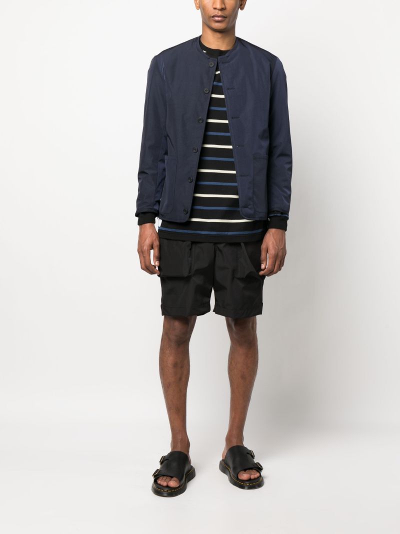 Navy Blue Terry Jacket