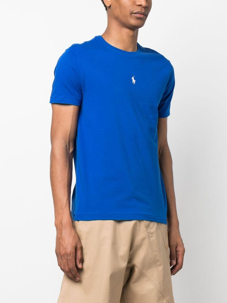 Blue Polo Pony Cotton T-shirt